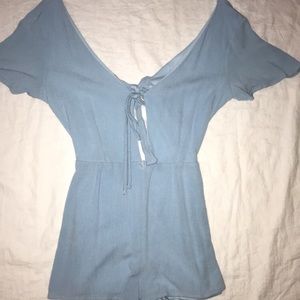 Blue/grey Romper